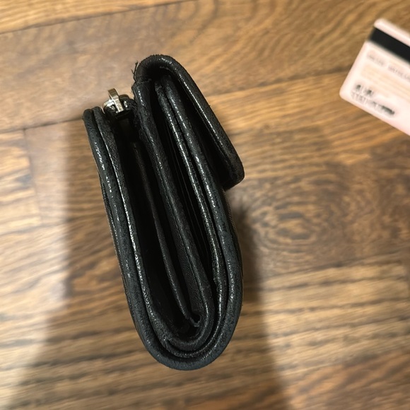 Authentic MIU MIU Matelasse Bijou Logo Gather Leather Trifold Wallet - Picture 9 of 13